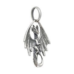 Дракон - подвеска кулон из серебра 925