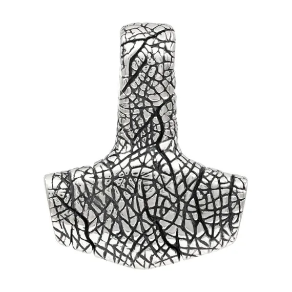 Молот Тора Stone - подвеска из мельхиора, вид 3