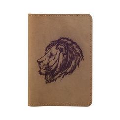 Обложка Лев светло-коричневая