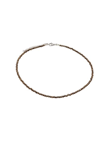 Фото чокер из пирита 2165/3_пирит вид анфас