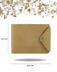 Портмоне классическое светло-коричневый нубук 05068