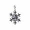 Подвеска на шею ювелирная Конёк в снежинке серебро 925, фото 4
