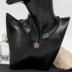 Подвеска Пентаграмма - кулон из золота 585