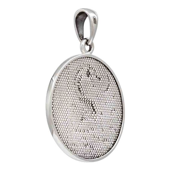 Подвеска Корабль и дракон - кулон из серебра 925 пробы, фото 3