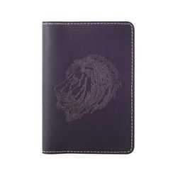 Обложка Лев синяя