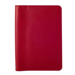 Обложка для паспорта classic красная гладкая кожа