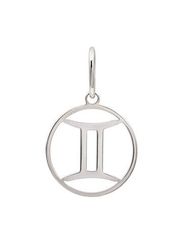 Подвеска Знак зодиака Близнецы из серебра