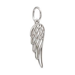 Подвеска Крыло птицы - кулон из серебра 925 пробы