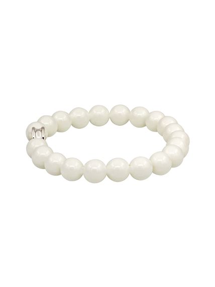 Браслет из ювелирной керамики с шармом Кошка - Защита и благополучие, вид сбоку 1