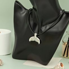 Хвост Кита подвеска из серебра