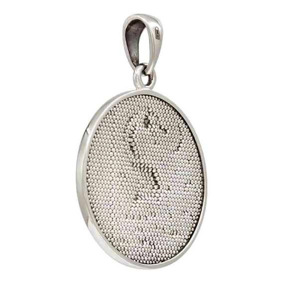 Корабль и дракон - подвеска из мельхиора, фото 4